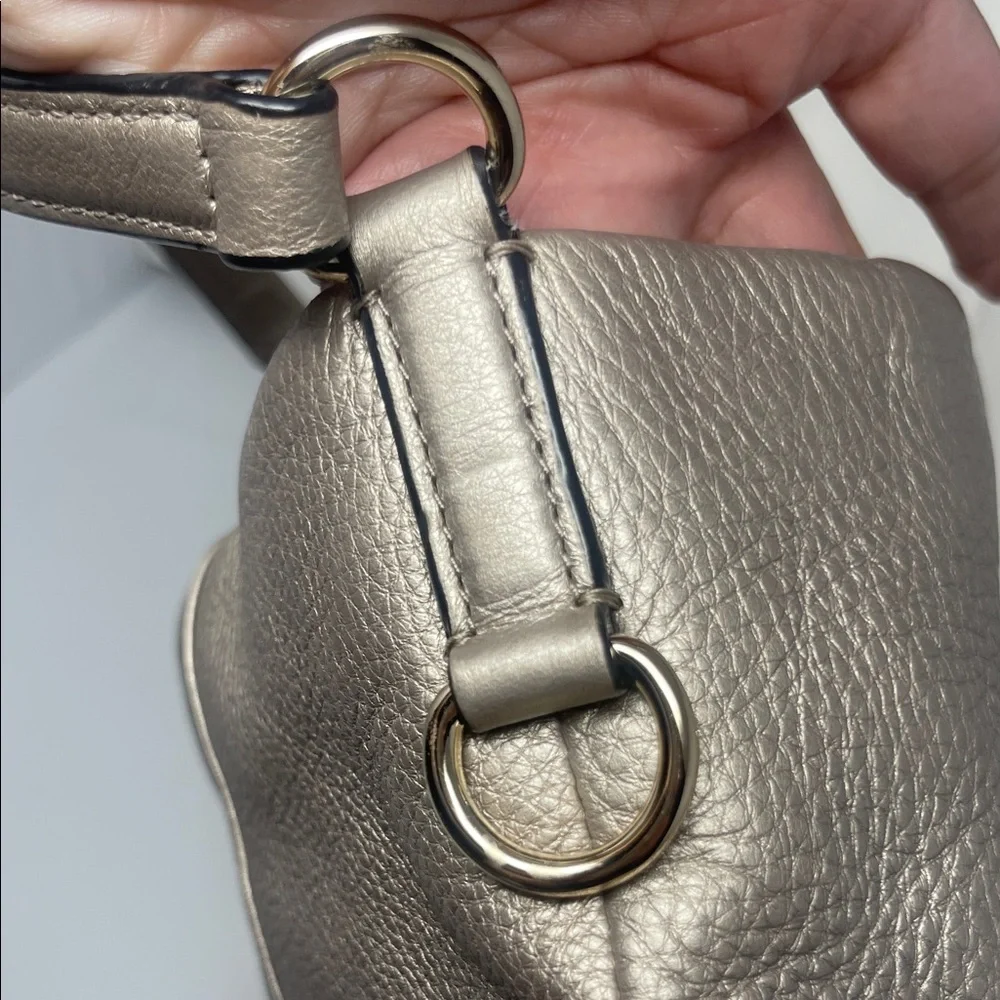 Coach Metallic Gold Leather Isabel Shoulder/crossbody Bag